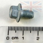 SCREW M6 X 10MM FLANGED HEAD