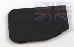 ESCUTCHEON REAR DOOR RELEASE BLACK DEFENDER