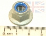 NUT M10 NYLOCK FLANGED - RANGE ROVER - DISCOVERY 3 + 4 - RANGE ROVER SPORT - RANGE ROVER EVOQUE
