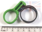 27MM GREEN HOSE CLIP - 2.5L 4 CYLINDER LEFT HAND DRIVE DEFENDER AND DISCOVERY 2
