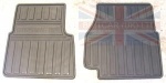 RUBBER MAT SET - FRONT - DEFENDER FROM VIN 7A ON TO VIN BA999999