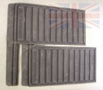 REAR RUBBER FLOOR MAT- CREW CAB - DEFENDER 2007 ONWARDS