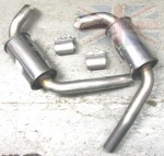 REAR TAIL PIPES + CLAMPS 4.4 V8 DISCOVERY 3