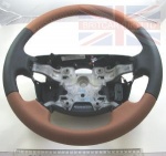 STEERING WHEEL TIPTRON BLACK-TAN RANGE ROVER SPORT