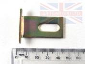 BONNET RELEASE ADJUSTING HOOK PLATE - DEFENDER 2007 ONWARDS FROM VIN 9A888888