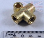 REAR BRAKE PIPE T-PIECE METRIC DEFENDER - RANGE ROVER CLASSIC - DISCOVERY 1