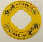 LABEL - COOLANT WARNING EX TANK DISCOVERY 2