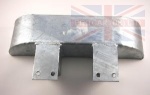 SINGLE FRONT GALVANIZED BUMPERETTE - LAND ROVER SERIES 11 AND 111 - DEFENDER 