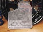 PAIR OF FRONT PRODUCTION FIT MUDFLAPS - DISCOVERY 1 1989-1998