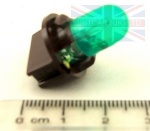 BLACK BASE GREEN BULB AND HOLDER ASSEMBLY - RANGE ROVER CLASSIC 1992-1994 - DISCOVERY 1 1989-1998 FROM (V) MA647645 TO (V) MA661972