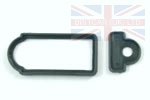 FRONT DOOR LATCH MECHANISM GASKET KIT - DEFENDER 1987-2007 ONWARDS FROM (V) AA270227