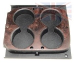 CUP HOLDER CENTRE CONSOLE - WALNUT - RANGE ROVER 1994 TO 2001