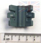 CUBBY BOX HINGE BLUE DISCO