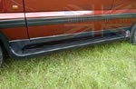 DELUXE PAIR OF SIDE STEPS INCLUDING MUDFLAPS - P38 RANGE ROVER