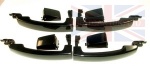 DOOR HANDLE SET SANTORINI BLACK DIS3