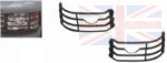 PAIR OF EXTERIOR PROTECTION FRONT LAMP GUARDS - NOT COMPATIBLE WITH WRAPAROUND PROTECTION BAR - RANGE ROVER VOGUE L322 UP TO 6A