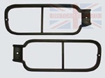 PAIR OF EXTERIOR PROTECTION - REAR LOW LAMP GUARDS SET - DISCOVERY 2 ALL MODELS