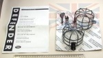 PAIR OF REAR ROUND FIXED LAMP GUARDS FOR EXTERIOR PROTECTION - DEFENDER ALL MODELS