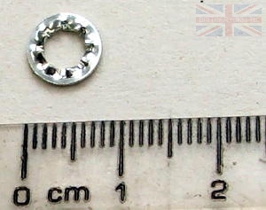 WASHER STARLOCK NO8 3MM - INSTRUMENT COWL BINNACLE - DEFENDER 1987-2006 WITH AIR CONDITIONING