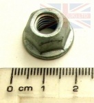 NUT M8 FLANGED LOCKING - EXHAUST - RANGE ROVER VOGUE + VELAR
