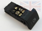 REAR FOG LAMP SWITCH - PUSH PUSH - BLACK - FREELANDER 1 FROM VIN 4A000001